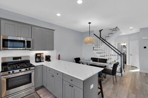 Fridge, microwave, oven, stovetop - Luxury Beach House in Seaside! Now Available! (Seaside Heights)