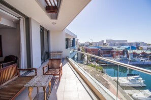 Apartment, 2 Bedrooms, Balcony, Ocean View | Property grounds - Waterfront Marina 2 Bedroom Yacht View (Cape Town)