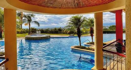 NEW! Chic & Unique: 1BR + Office, Patio, A/C, Pools/2 Jacuzzis, Gym, Parking