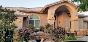 Exterior - A well designed and gated home with panoramic views that is pet friendly. (Hesperia)
