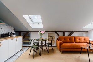 Living room - Żoliborz Gdańska III (Warsaw)