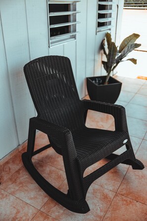 Terrace/patio - Cozy retreat near best north beach n places of Puerto Rico. Work space, jacuzzi. (Hatillo)