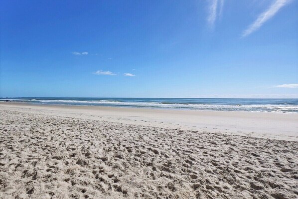 On the beach