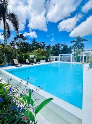 Pool - Villa with swimming pool in residence (Las Terrenas)