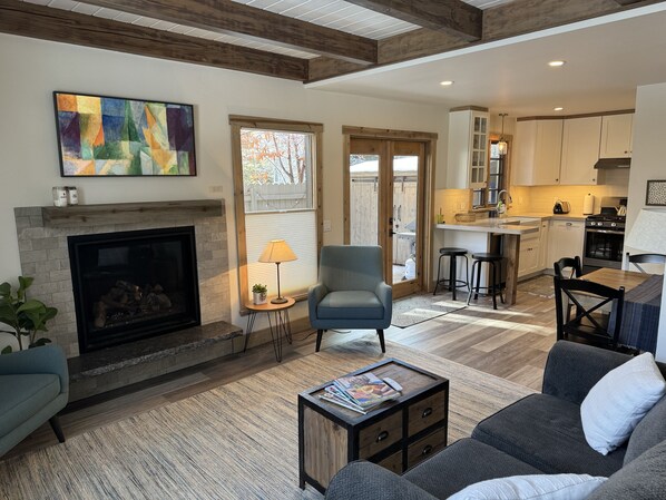 Fireplace - Ketchum, Idaho Townhouse for rent 12/23-12/31 (Ketchum)