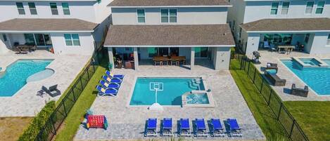 Una piscina climatizada