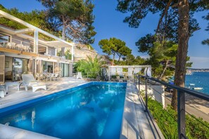 Una piscina riscaldata