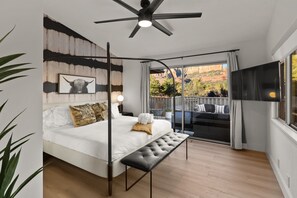 5 soverom, strykejern/-brett, reiseseng for barn og wi-fi (inkludert)