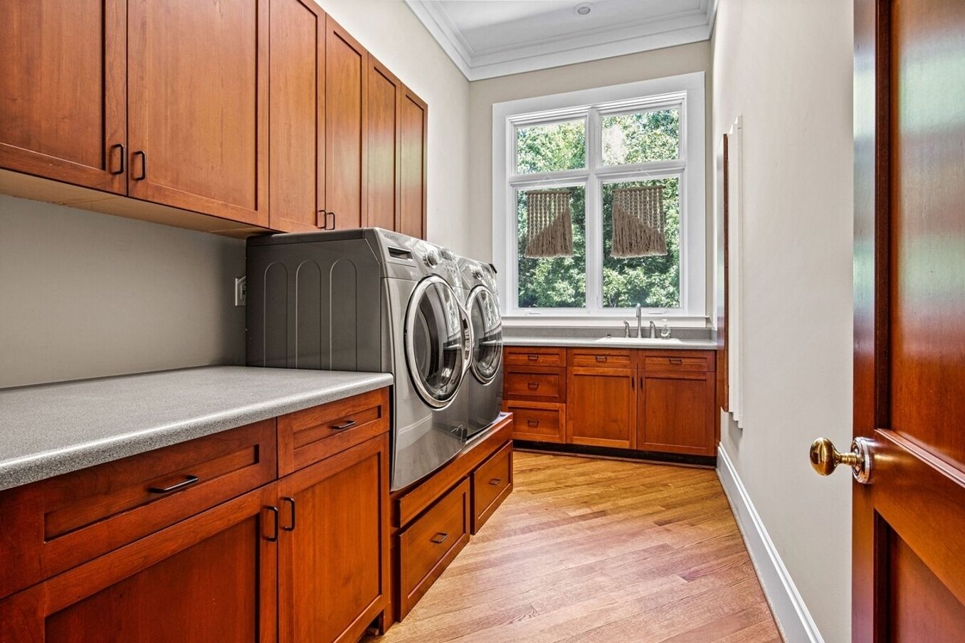 Main Level: Laundry room, washer, dryer
