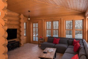 TV, fireplace, video games - Private Hot Tub / Sauna / Indoor Pool / Nyctale (Mille-Isles)