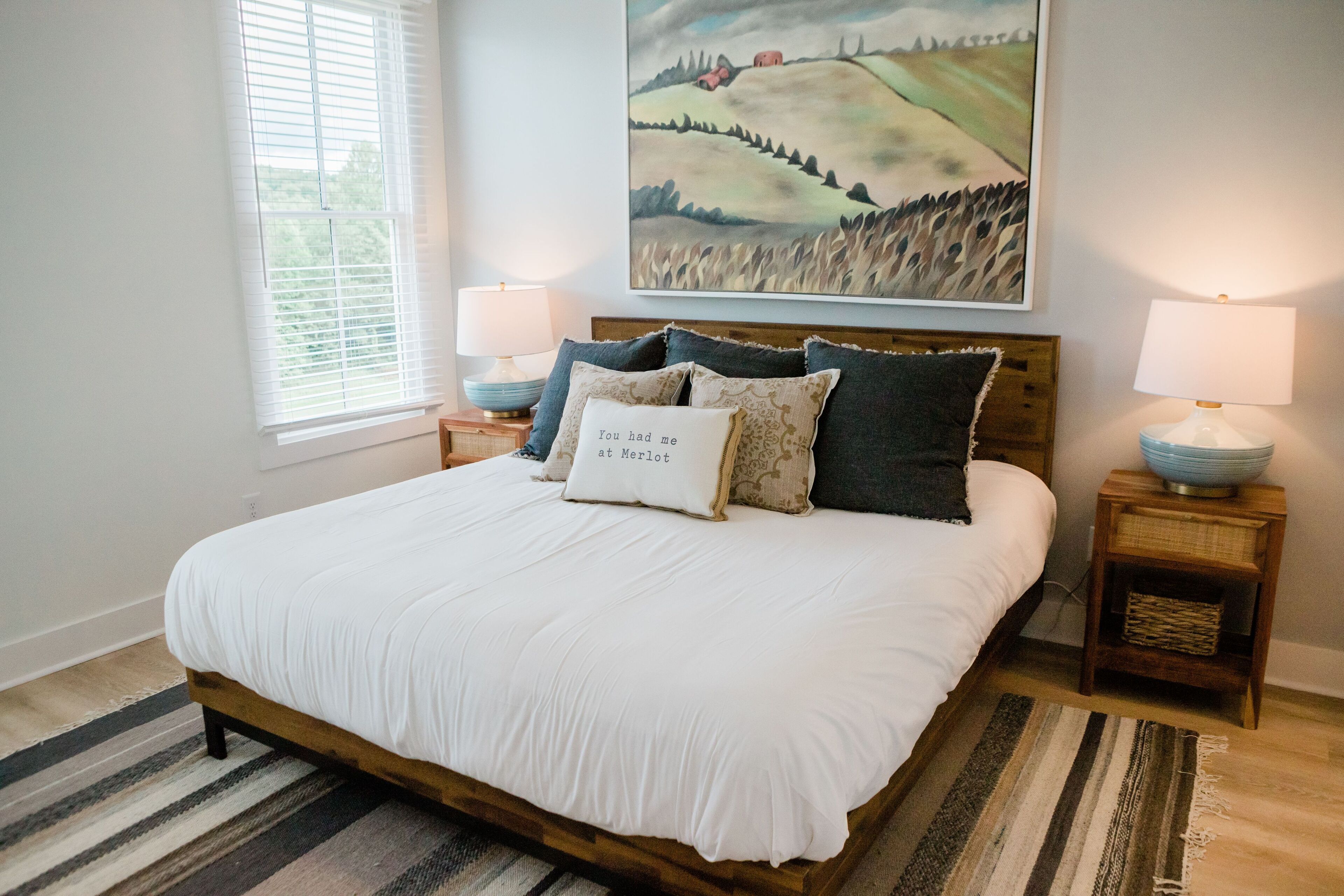 Cottage 6 | Egyptian cotton sheets, premium bedding, individually decorated