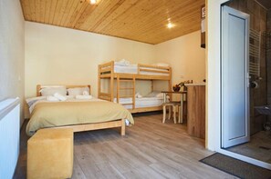 1 slaapkamer, een strijkplank/strijkijzer, wifi, beddengoed