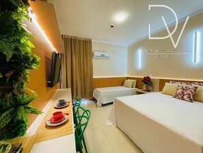Basic Suite | 1 bedroom, in-room safe, free WiFi - Spazzio diRoma Com Parque Acqua Splash (Caldas Novas)