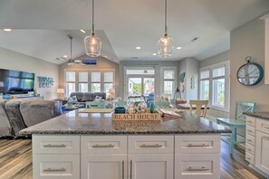 House (4 Bedrooms) | Interior - Charming Surf City Home w/ Elevator: Walk to Beach (Holly Ridge)