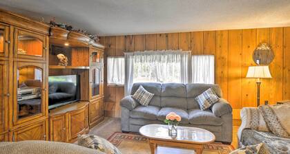 Riverfront Cabin in Alger w/ Patio & Wifi!