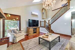 House (3 Bedrooms) | Interior - Pocono Pines Gem w/ Fire Pit & On-site Creek! (Pocono Pines)