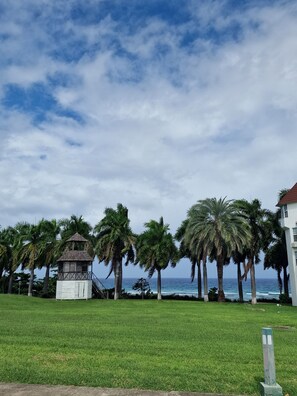 Property grounds - Cosy home with access to beach and pool,15 minutes from shopping and airport. (Montego Bay)