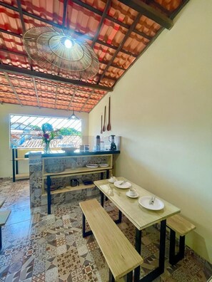 Daily buffet breakfast for a fee - Pousada Ipê Trancoso (Porto Seguro)