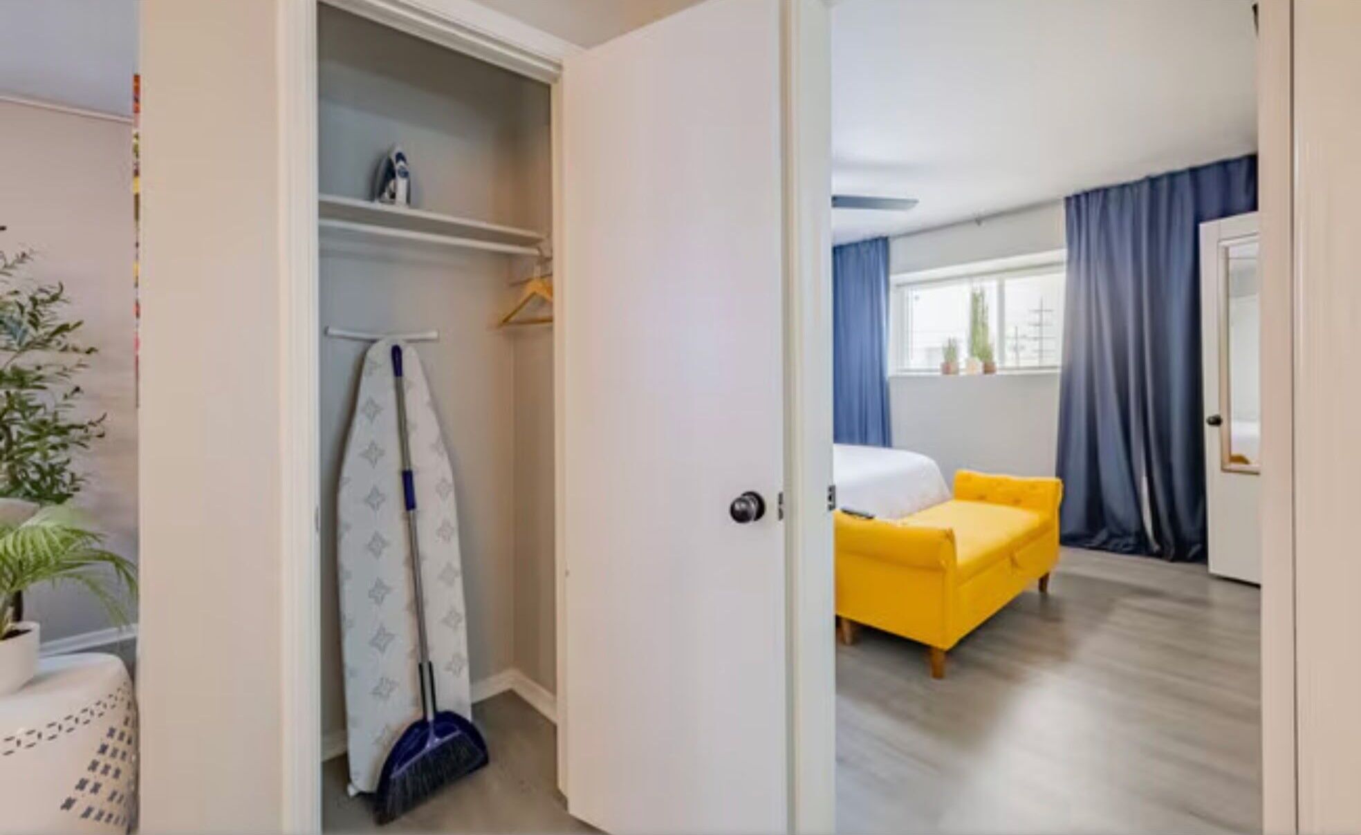 1 habitación, tabla de planchar con plancha, wifi y ropa de cama 