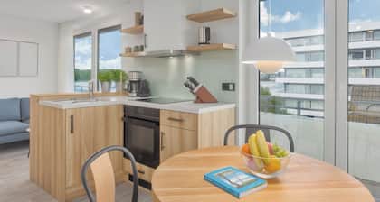 Komfort Design Studio-Apartment am Binnensee auf dem Steinwarder - Meerblick