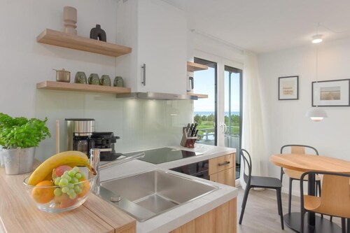 Komfort Design Studio-Apartment am Binnensee auf dem Steinwarder - Meerblick