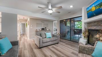 智能电视、壁炉