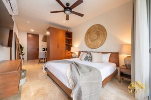 2 bedrooms, iron/ironing board, free WiFi, bed sheets - NHOA 112A Lux 2BR Condo Plunge Pool in Aldea Zama (Tulum)