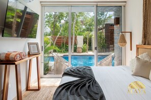 2 bedrooms, iron/ironing board, free WiFi, bed sheets - NHOA 107A Lux 2BR Condo Pool access in Aldea Zama (Tulum)