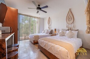 2 chambres, fer et planche à repasser, Wi-Fi gratuit, draps fournis