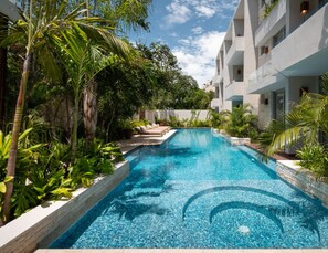 Pool - NHOA 302C Lux 1BR Condo Top Jungle View Aldea Zama (Tulum)