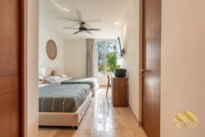 1 غرفة نوم ومكواة/لوح كي وواي فاي مجانًا وملاءات أسرّة