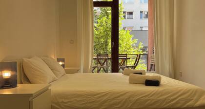 Modern apartment with balcony