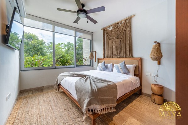 2 bedrooms, iron/ironing board, free WiFi, bed sheets - NHOA 306A Lux 2BR Condo Top Jungle View Aldea Zama (Tulum)