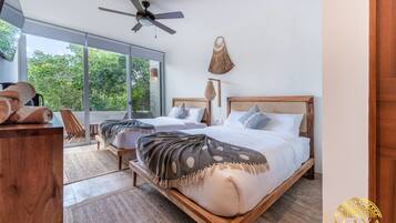 2 makuuhuonetta, silitysrauta/-lauta, ilmainen Wi-Fi, vuodevaatteet