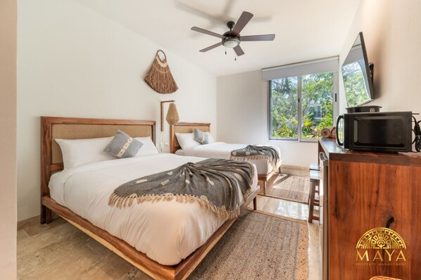 1 غرفة نوم وواي فاي مجانًا وملاءات أسرّة