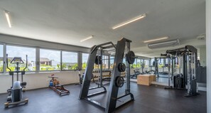 Fitness facility - NHOA 209C Lux 1BR Condo Pool View in Aldea Zama (Tulum)