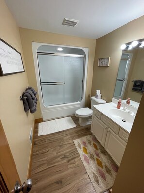 Jetted bath, hair dryer, towels, soap - BEST LOCATION on the Mountain - Slope Side Ski In/Ski Out to Mountain Express  (Boyne Falls)