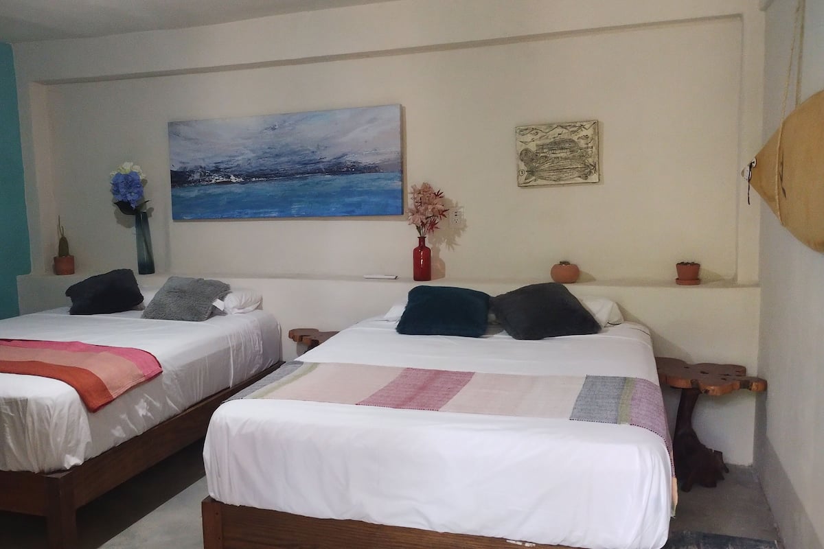 Chambre Deluxe double | Accès au Wi-Fi (inclus), literie fournie