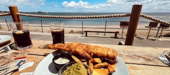 Experience coastal bliss in Newbiggin-by-the-Sea, Northumberland.