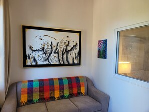 Living area - 1-bedroom tiny condo PB2 at Vista Encantada! Huge pool! Gorgeous views! (El Divisadero)