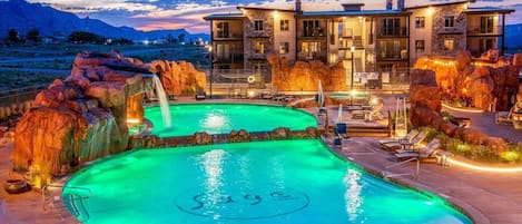 Beheizter Pool