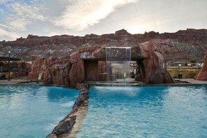 Una piscina climatizada