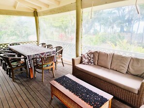 Terrace/patio - Natura Turtle Bungalow (Rarotonga)