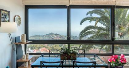 "Teresita High Views" with Panoramic View, Private Pool, Wi-Fi, Garden & Terrace