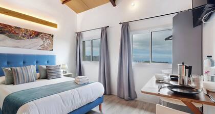 Appartement de vacances 'Casa Lomo El Aire Brezo' avec vue sur la mer, piscine partagée et Wi-Fi