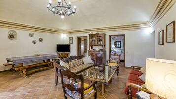 TV, fireplace, DVD player