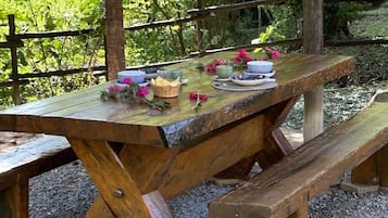 Opções para refeição ao ar livre