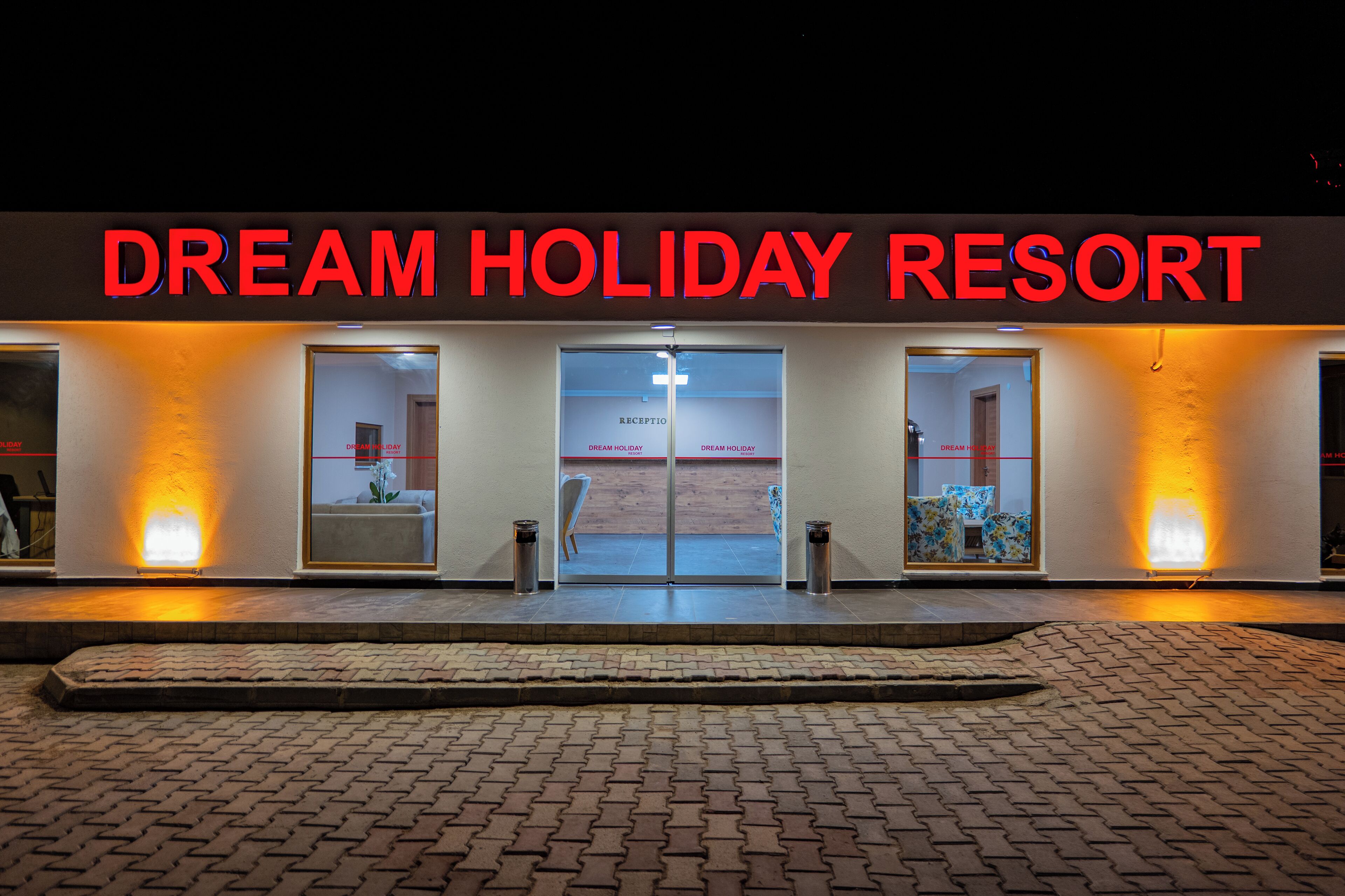 Voorkant van accommodatie