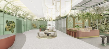 Sala de estar en el lobby