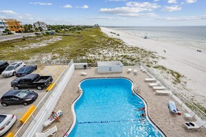 Pool - Serene Gulf Escape | Stylish Oceanfront Condo w/ Queen Bed & Summer Deals (Panama City Beach)